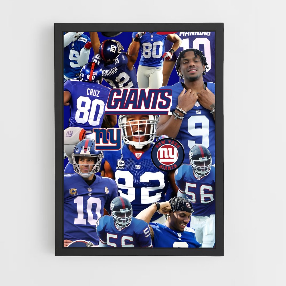 Poster Giants de New York (vue 2)